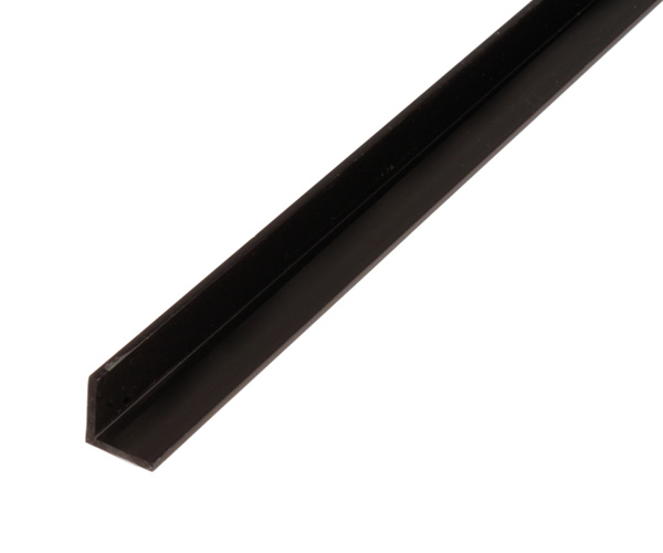 PVC KOTNI L PROFIL, ČRN