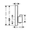 PODOMETNA TERMOSTATSKA ARMATURA ZA TUŠ SHOWERSELECT S, 15763000, HANSGROHE