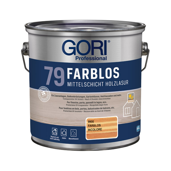 BREZBARVNA LAZURA IN ZAŠČITA ZA LES GORI 79