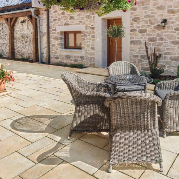 BETONSKA PLOŠČA SEMMELROCK BRADSTONE TRAVERO, PEŠČENO RUMENA MELIRANA