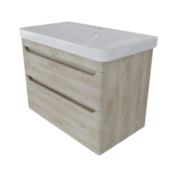 KOPALNIŠKA OMARICA Z UMIVALNIKOM LINEA ELEGANT SYNCHRO, 80 cm