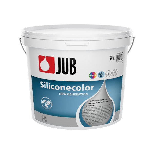 SILIKONSKA FASADNA BARVA JUB SILICONECOLOR, BELA