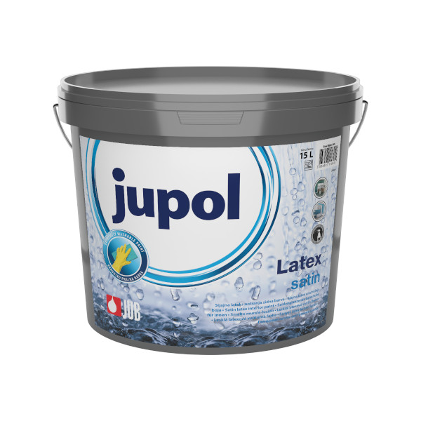 NOTRANJA ZIDNA BARVA JUPOL LATEX SATIN, JUB