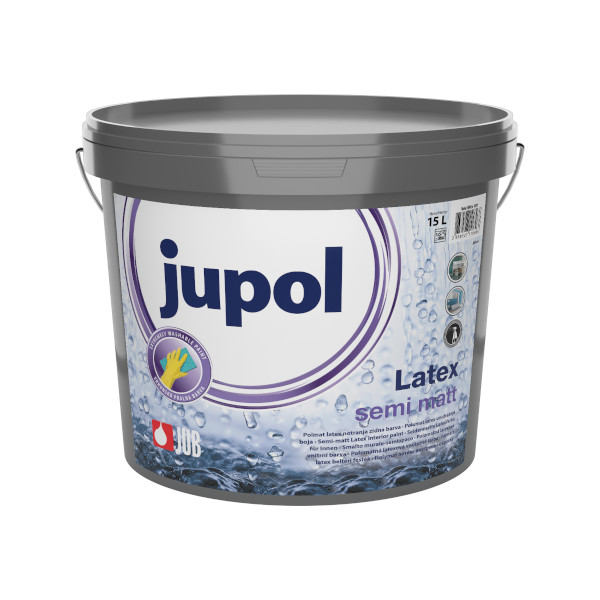 NOTRANJA ZIDNA BARVA JUPOL LATEX SEMI MATT, JUB
