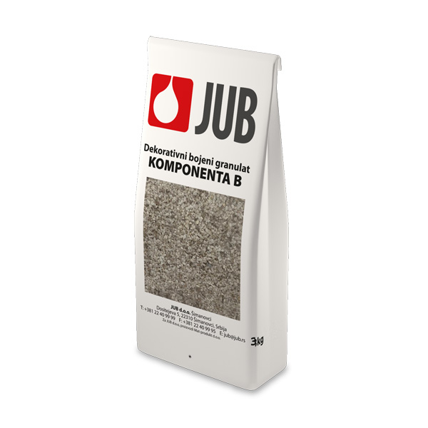 DEKORATIVNI OMET JUB KULIRPLAST 1,8 mm 2K, A+B KOMPONENTA