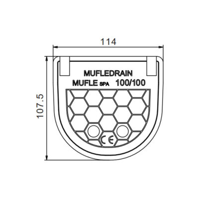 ZAKLJUČNA STENA ZA KANALETO MUFLE EASY100