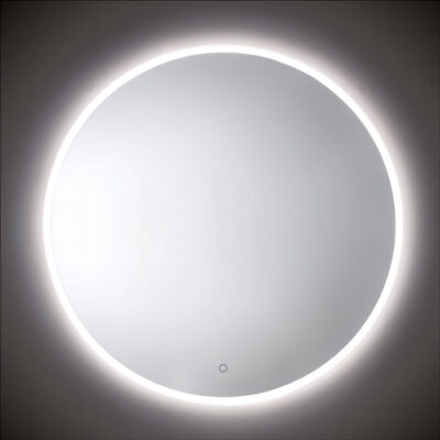 OKROGLO OGLEDALO LOTUS, LED OSVETLITEV, NA DOTIK, ZATEMNITEV