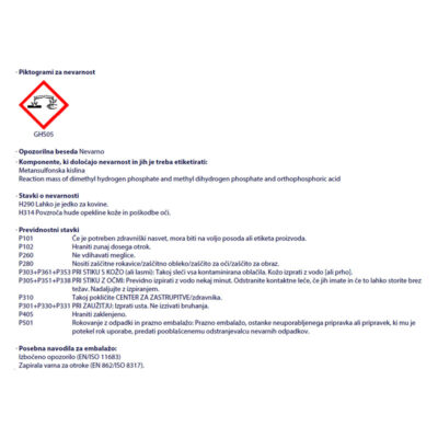 MOČNO ČISTILO ZA KOPALNICE IN SANITARIJE MELLERUD