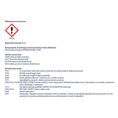 SREDSTVO ZA ODSTRANJEVANJE CEMENTNIH OSTANKOV MELLERUD