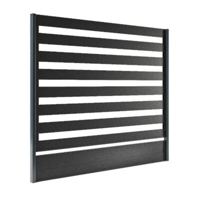 LETEV ZA MODULARNO OGRAJO HORNVAL, RAL 9005 MAT