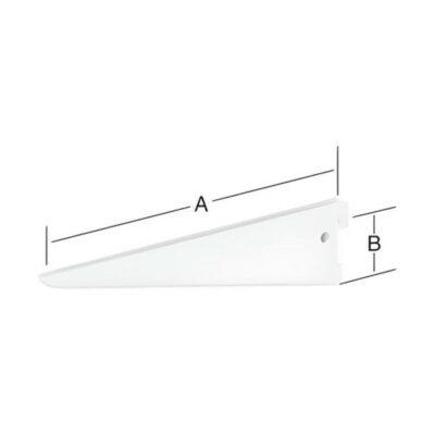 DVOJNI U-NOSILEC ZA POLICO, BEL