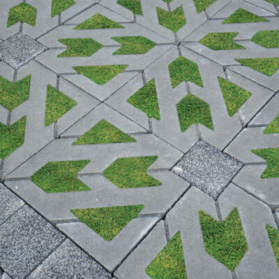 TRAVNA PLOŠČA BETONSKA, SIVA