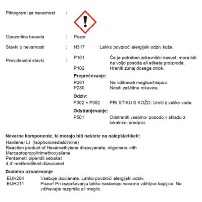LEPILNO TESNILNA MASA SIKA SIKAFLEX 11 FC PURFORM