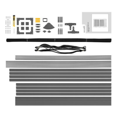 VRATA Z ZAŠČITNO MREŽO PROTI INSEKTOM, STKL. VLAKNA, ANTRACIT