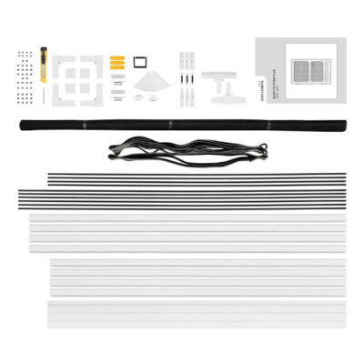 VRATA Z ZAŠČITNO MREŽO PROTI INSEKTOM, STKL. VLAKNA, BELA