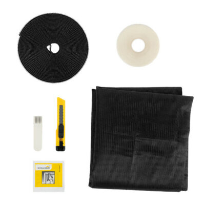 ZAŠČITNA MREŽA PROTI INSEKTOM Z ENOSTAVNIM ODPIRANJEM, ANTRACIT