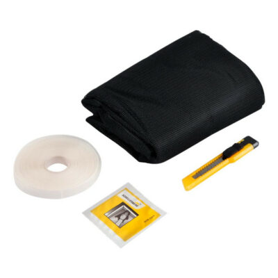 ZAŠČITNA MREŽA PROTI INSEKTOM Z ZADRGO, ANTRACIT