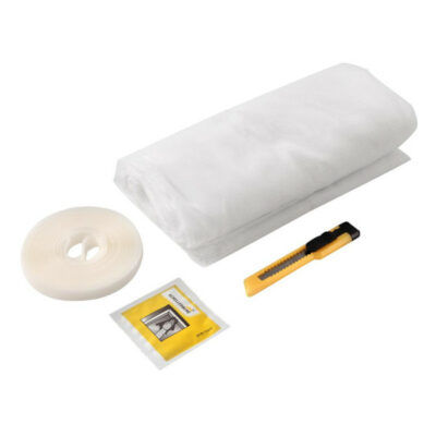 ZAŠČITNA MREŽA PROTI INSEKTOM Z ZADRGO, BELA