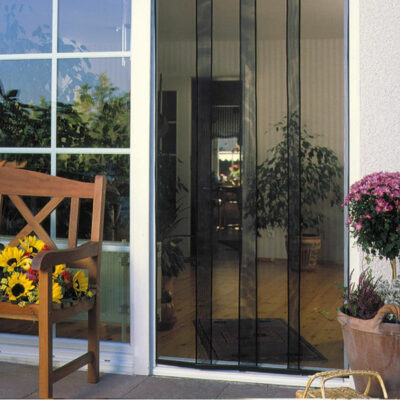 ZAŠČITNA ZAVESA PROTI INSEKTOM, ZA VRATA, ANTRACIT