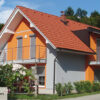 BETONSKI DVOVALNI STREŠNIK GOLOB, OPEČNO RDEČ MAT