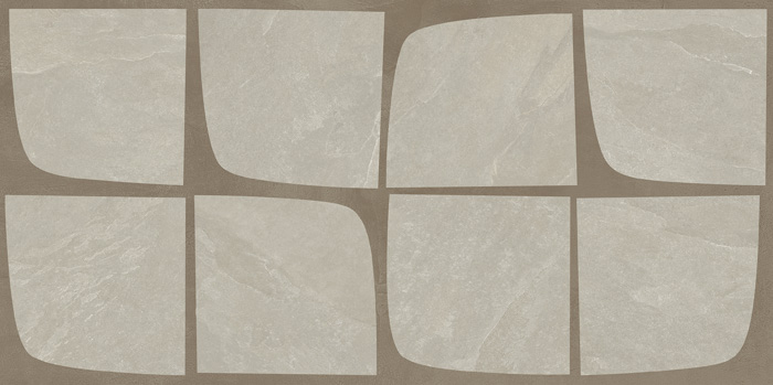 DEKOR GRES PLOŠČICA NESTING ALMOND SYNERGY, RETIFICIRANA, DEL CONCA