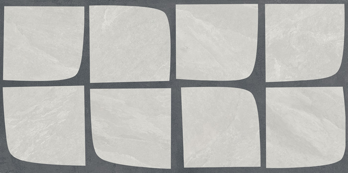 DEKOR GRES PLOŠČICA NESTING WHITE SYNERGY, RETIFICIRANA, DEL CONCA