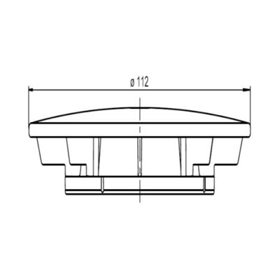 POKROV ZA SIFON KADI, Z VGRAJENO MREŽICO, ČRN MAT