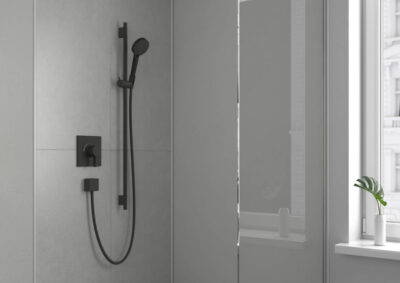 TUŠ ROČKA VERNIS BLEND ČRNA, 26270670, HANSGROHE