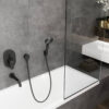 TUŠ ROČKA VERNIS BLEND ČRNA, 26270670, HANSGROHE