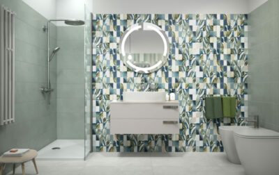 DEKOR STENSKA KERAMIČNA PLOŠČICA KARMA LEVIOSA, IDEA CERAMICA