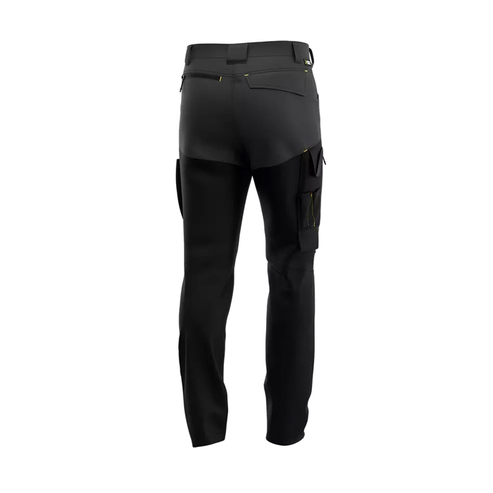 DELOVNE HLAČE DO PASU OAK, TEMNO SIVO-ČRNE, SAFETY JOGGER