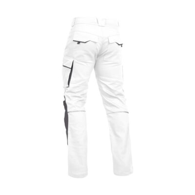 DELOVNE HLAČE FLEX LINE, BELO-SIVE