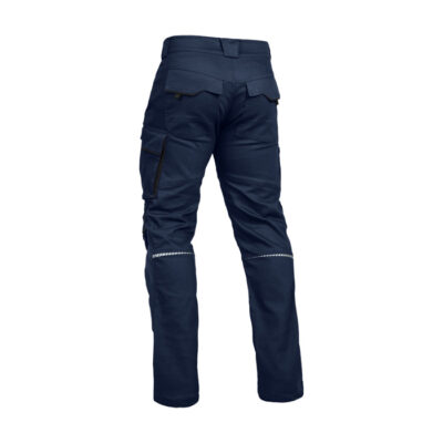 DELOVNE HLAČE FLEX LINE, MORSKO MODRO-ČRNE