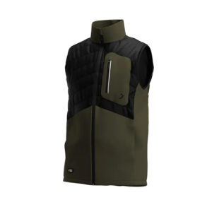 DELOVNI BREZROKAVNIK OAK, OLIVNO ZELEN-ČRN, SAFETY JOGGER