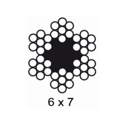 JEKLENA ŽIČNA VRV, POCINKANA, PLASTIFICIRANA