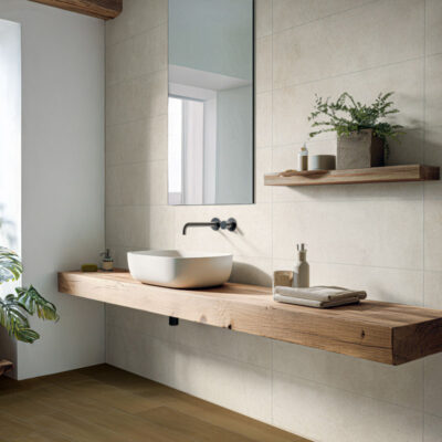 STENSKA KERAMIČNA PLOŠČICA INDIRA CREAM, RETIFICIRANA, IDEA CERAMICA